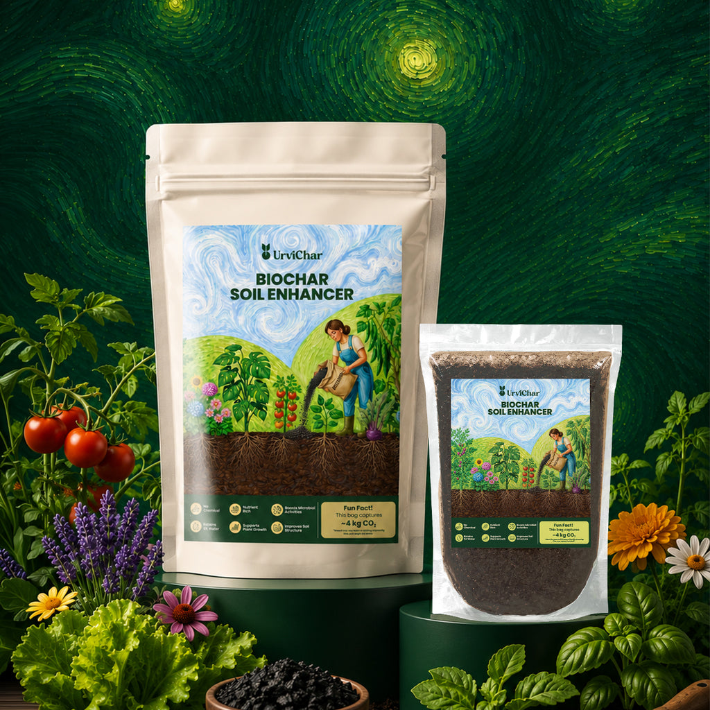 Urvichar™'s Biochar Soil Enhancer