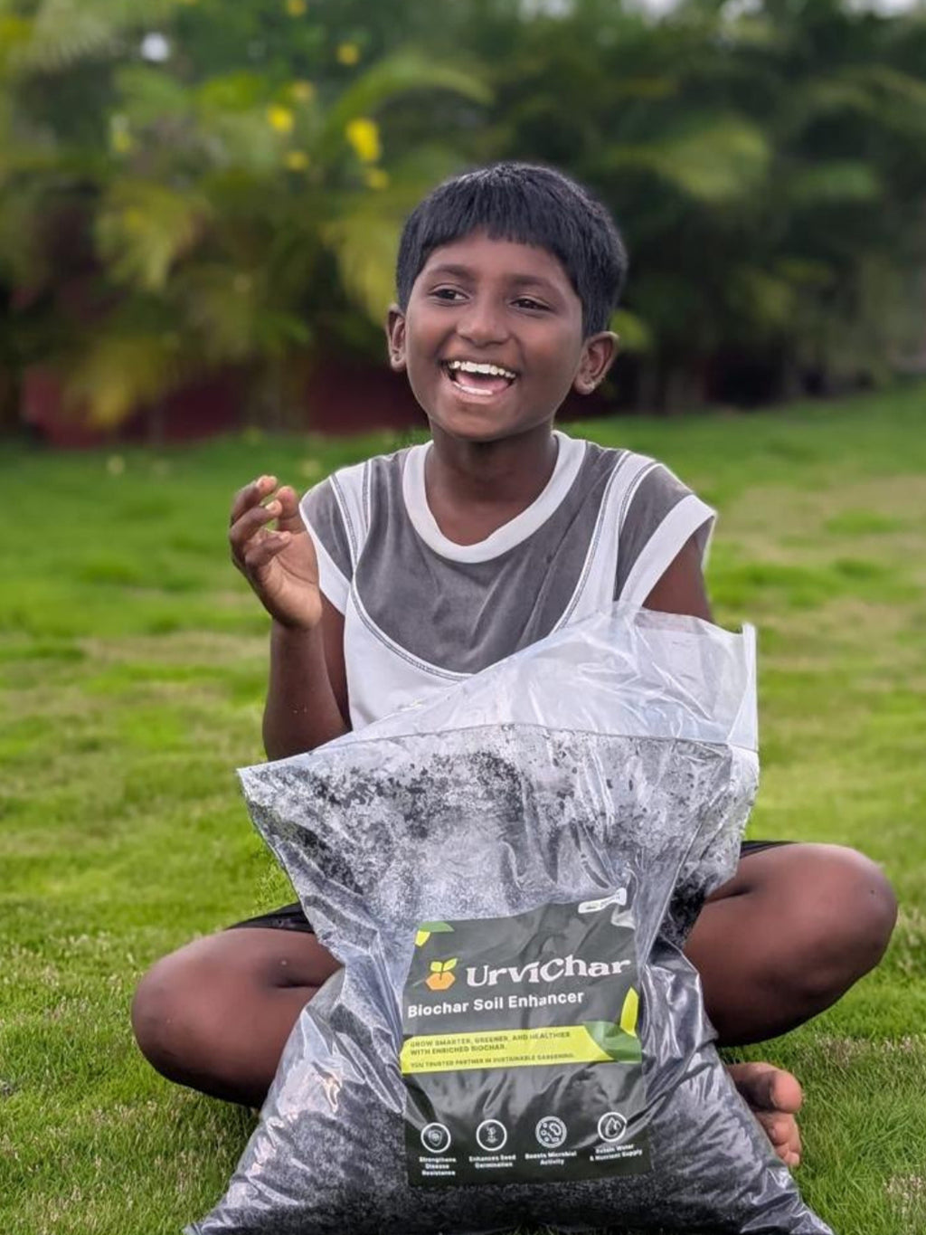 Urvichar™'s Biochar Soil Enhancer