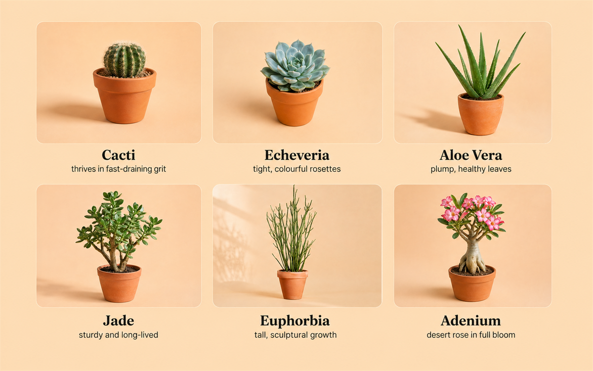 Plants for Cactus & Succulents Potting Soil
